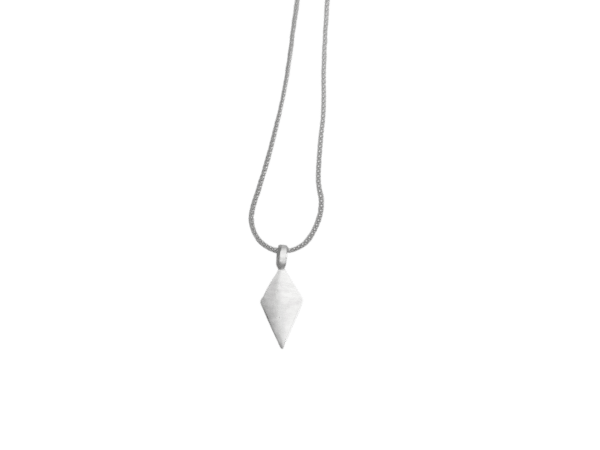 PHYLLIS PENDANT NECKLACE - SILVER - Image 3