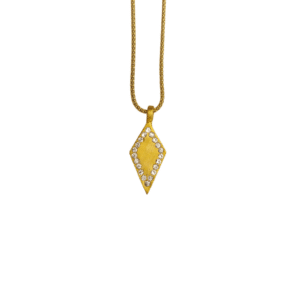 PHYLLIS Rhomboid Pendant Necklace