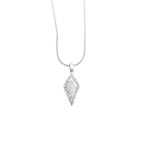 PHYLLIS Rhomboid Pendant Necklace