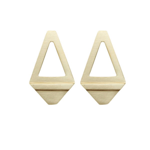 ETHEL RETRO MODERN GOLD EARRINGS