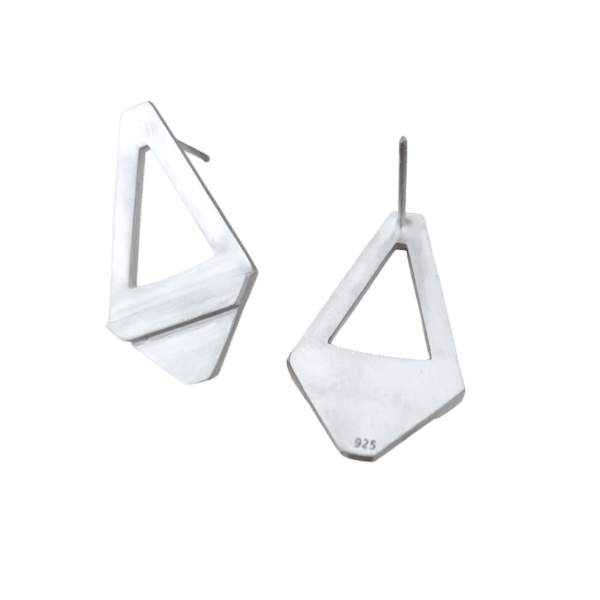 ETHEL EARRINGS  - SILVER - Image 3