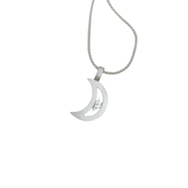 MINI DORIS SILVER NECKLACE - Image 3